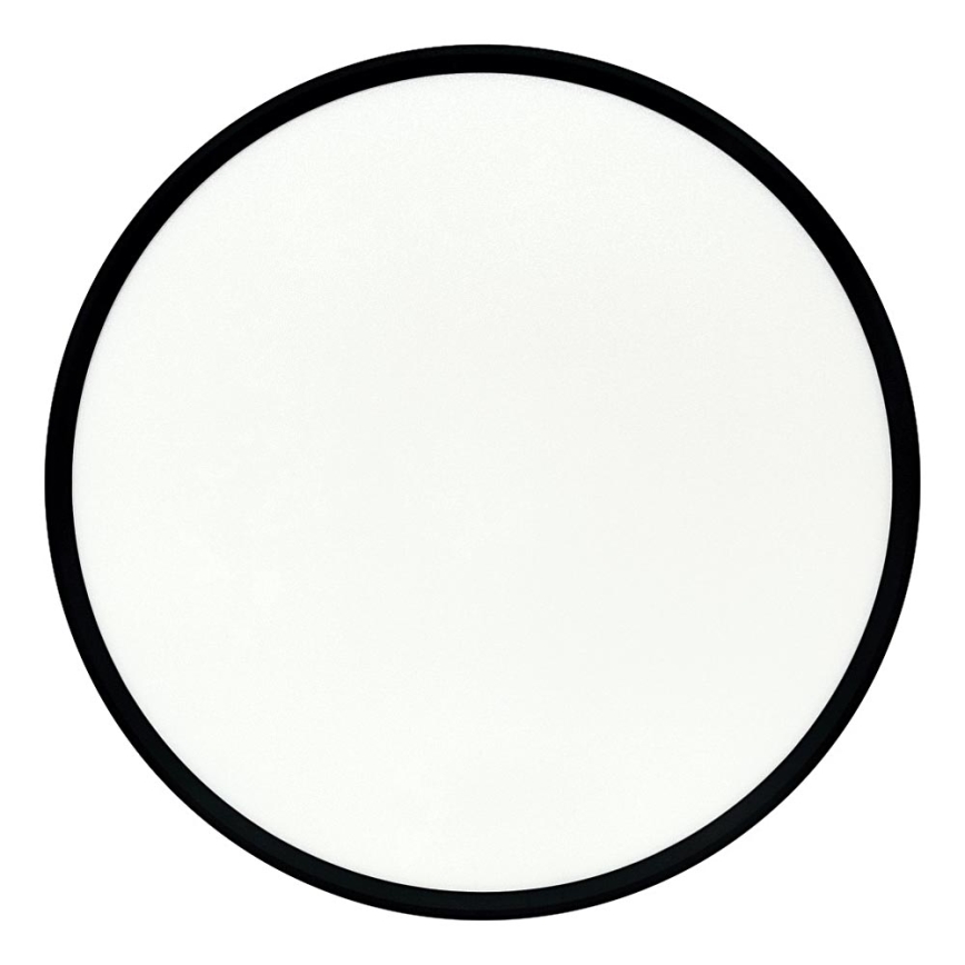 LED Stropní svítidlo LED/40W/230V 3000/4000/6500K pr. 50 cm černá